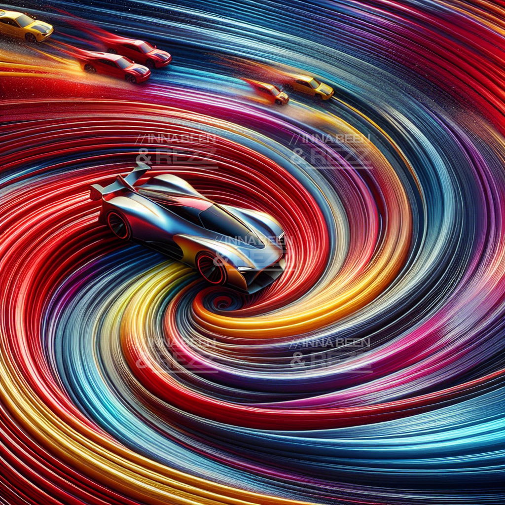 Speed Racer abstract art print #8