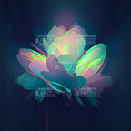 Iridescence Floral Memories abstract art print #6