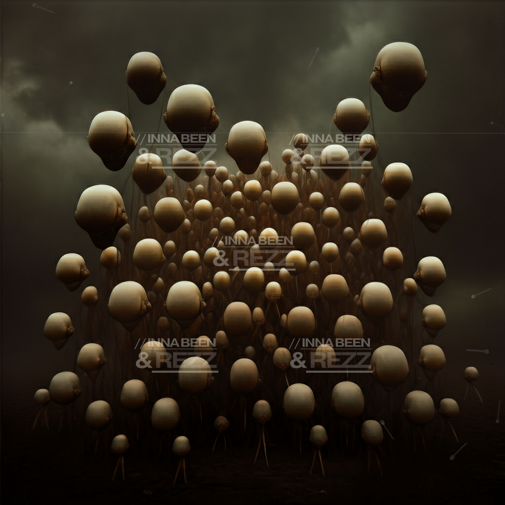 They're Always Watching abstract art print #1