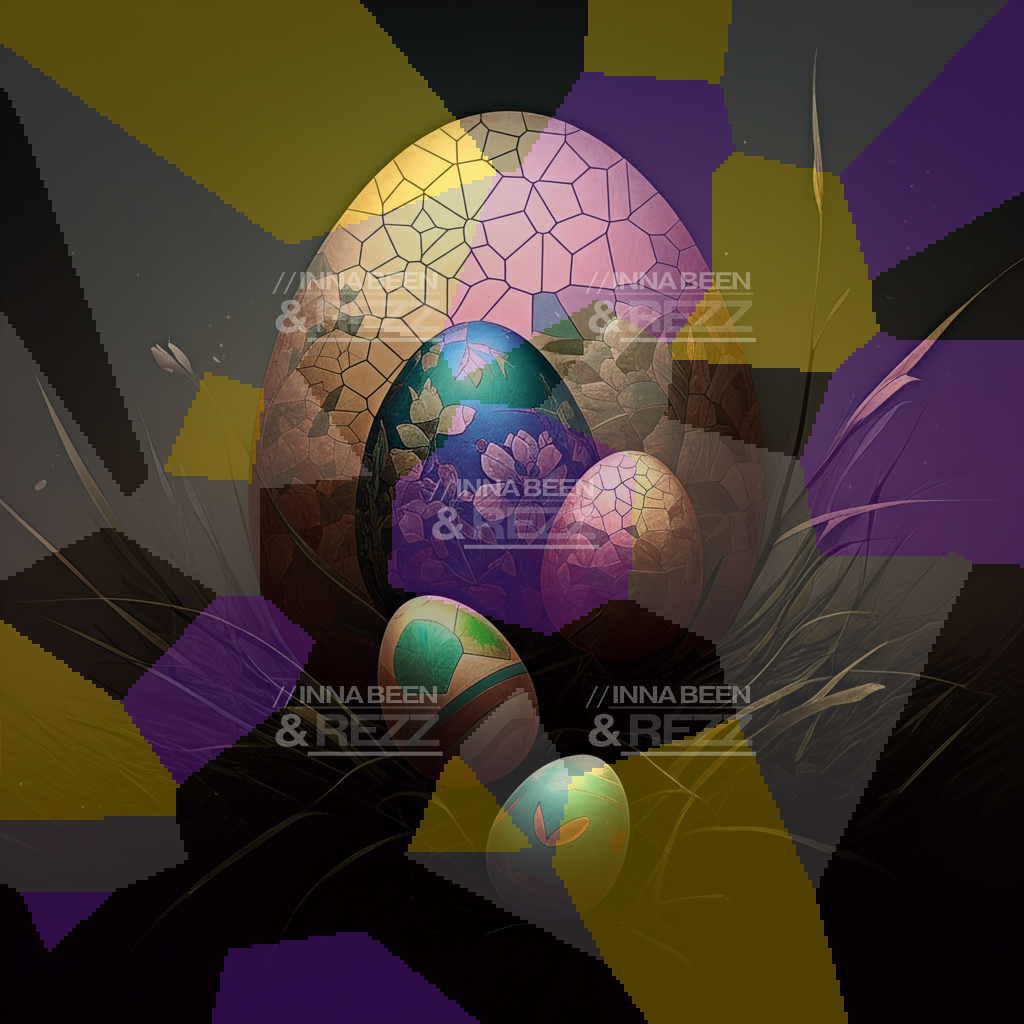 The Celebrated Egg abstract art print #4