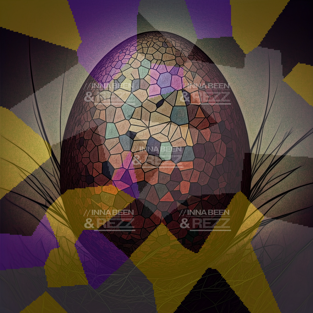 The Celebrated Egg abstract art print #3
