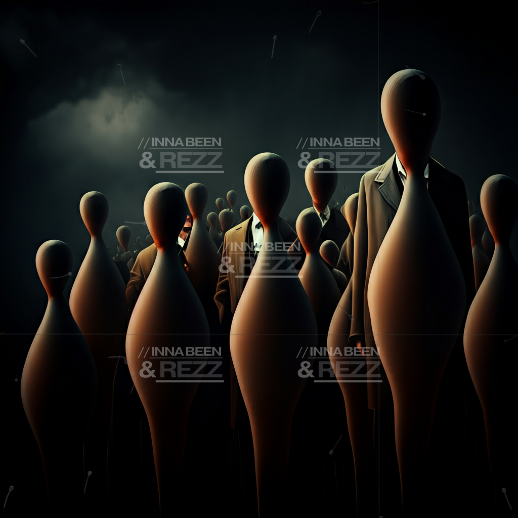 They're Always Watching abstract art print #2