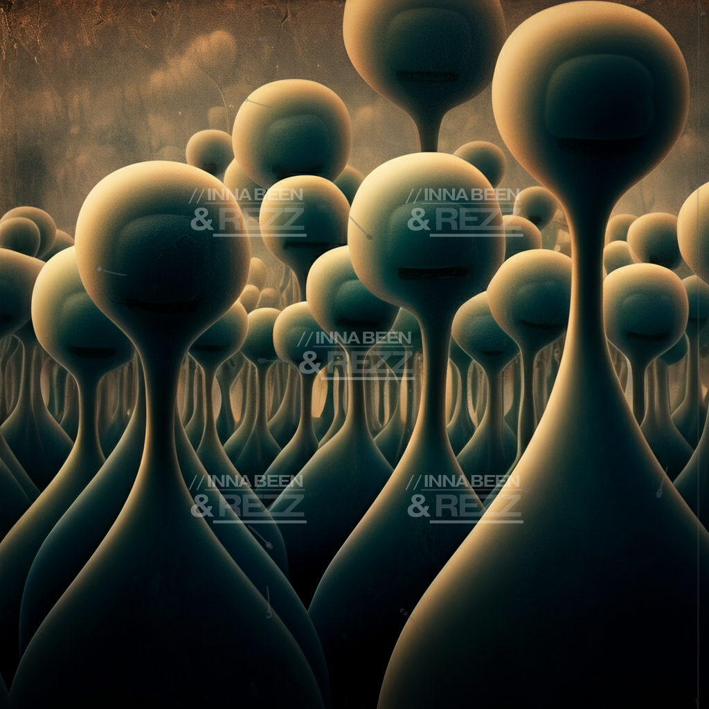 They're Always Watching abstract art print #5