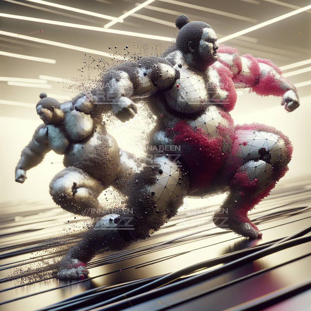 Sumo abstract art print #3