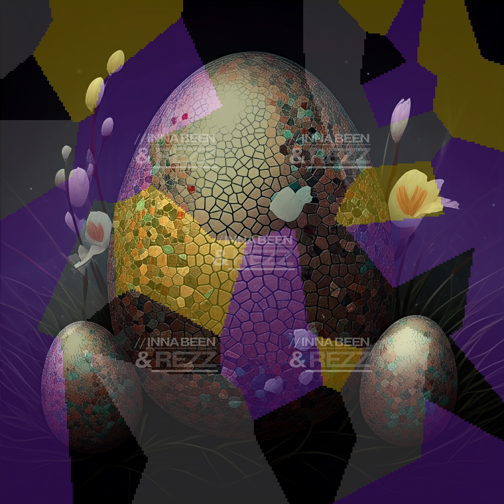 The Celebrated Egg abstract art print #2