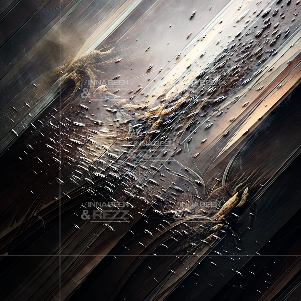 Accretion - After Silence abstract art print #4