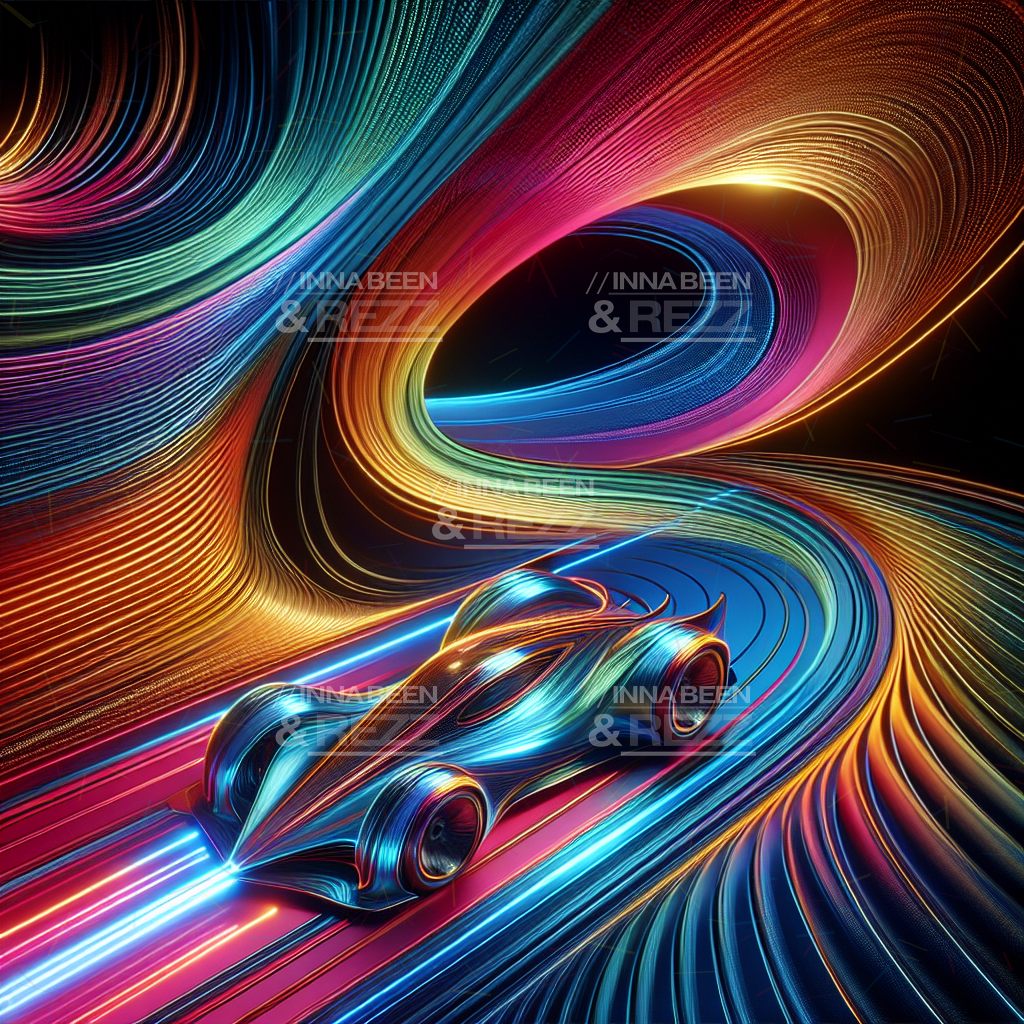 Speed Racer abstract art print #3